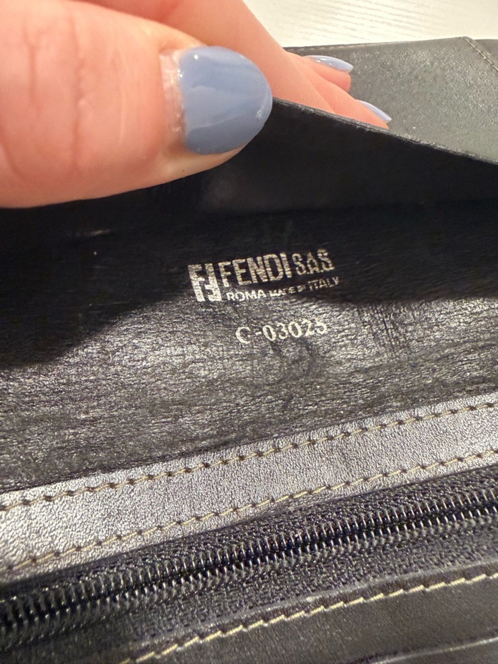 Fendi Brown and Black Zucca Continental Wallet with Gold Accent - Picture 7 of 9